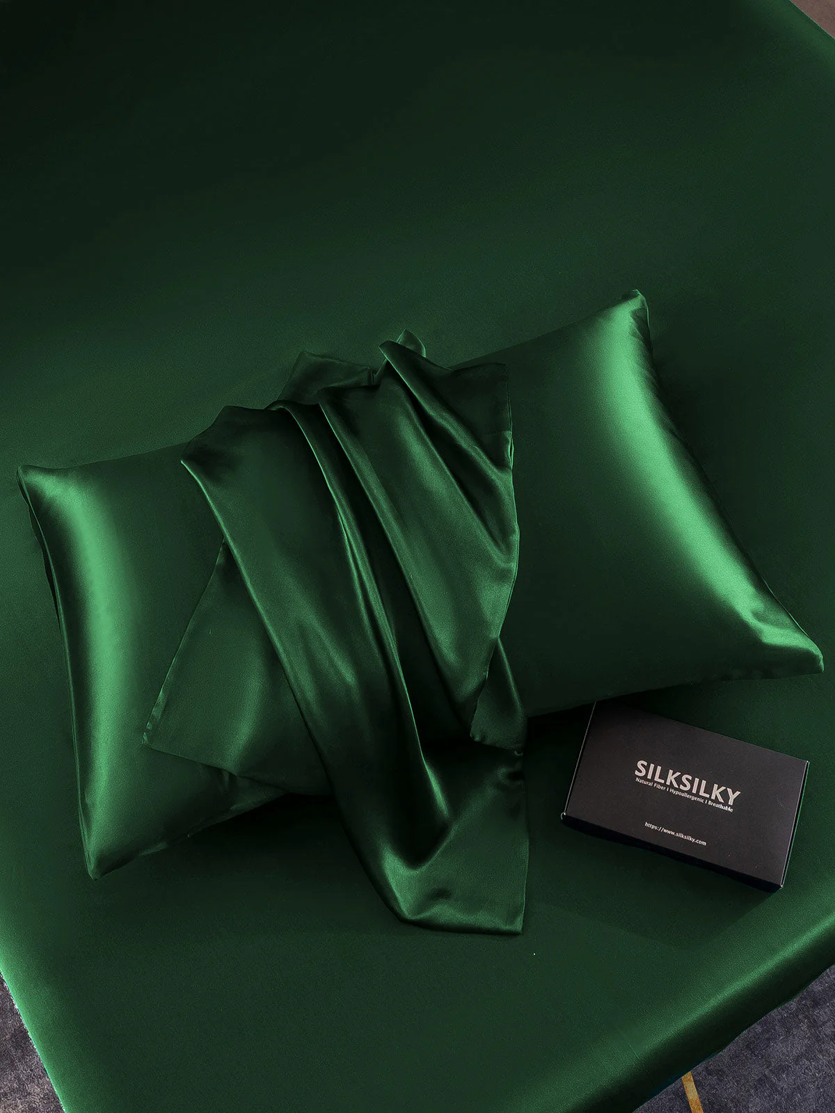 30Momme Luxurious 100% Silk Pillowcase - Hidden Zipper - Image 46