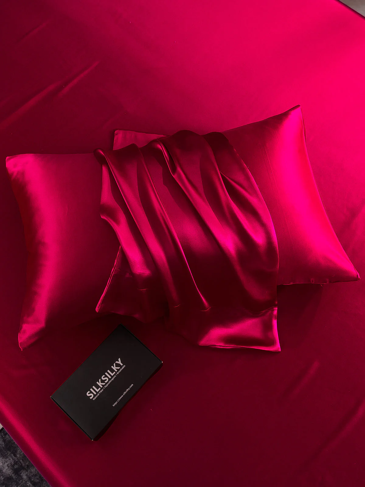 30Momme Luxurious 100% Silk Pillowcase - Hidden Zipper - Image 52