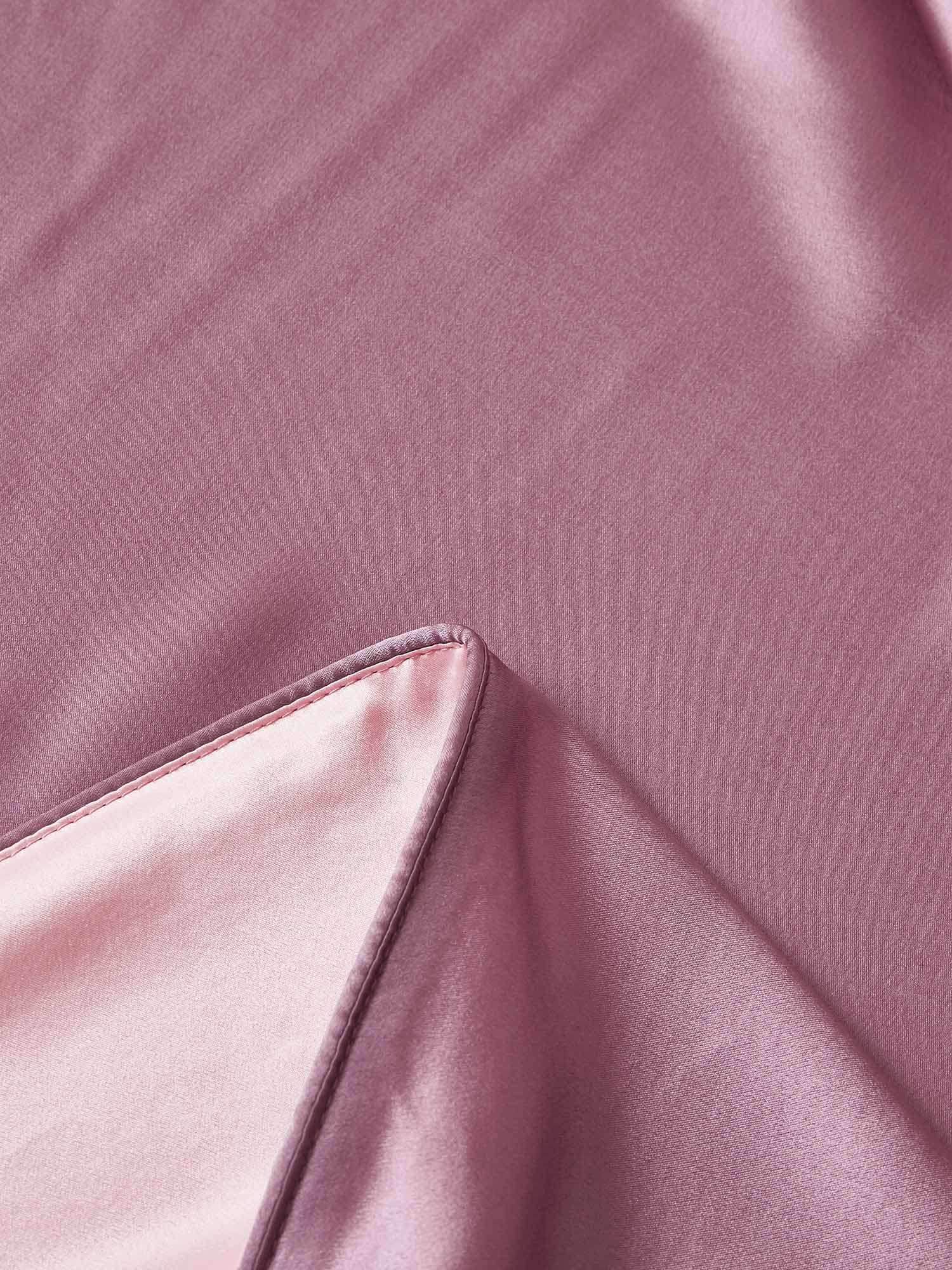 19Momme 4Pcs Silk Set Duvet Cover+Flat Sheet+2x Pillowcases - Image 116