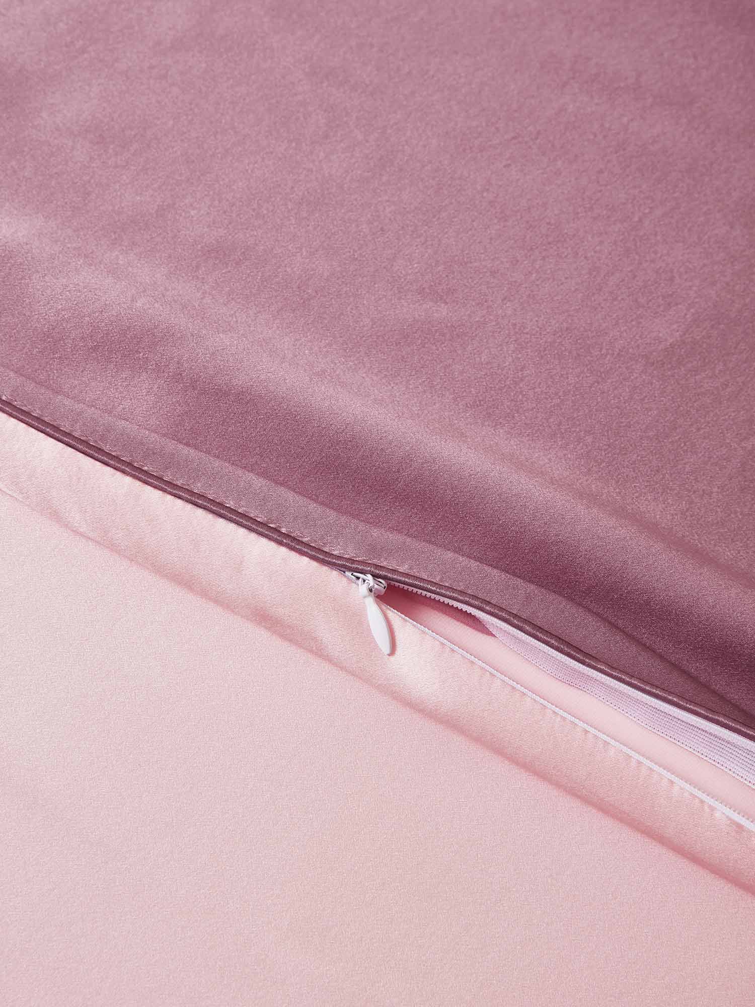 19Momme 4Pcs Silk Set Duvet Cover+Flat Sheet+2x Pillowcases - Image 117
