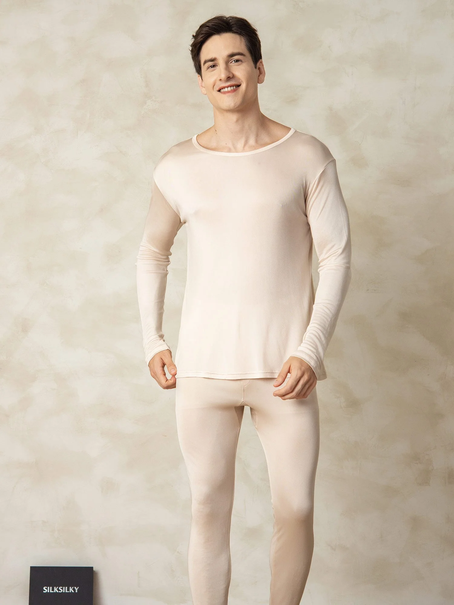 Men's Silk Jersey Long Sleeve Long Johns - Image 20