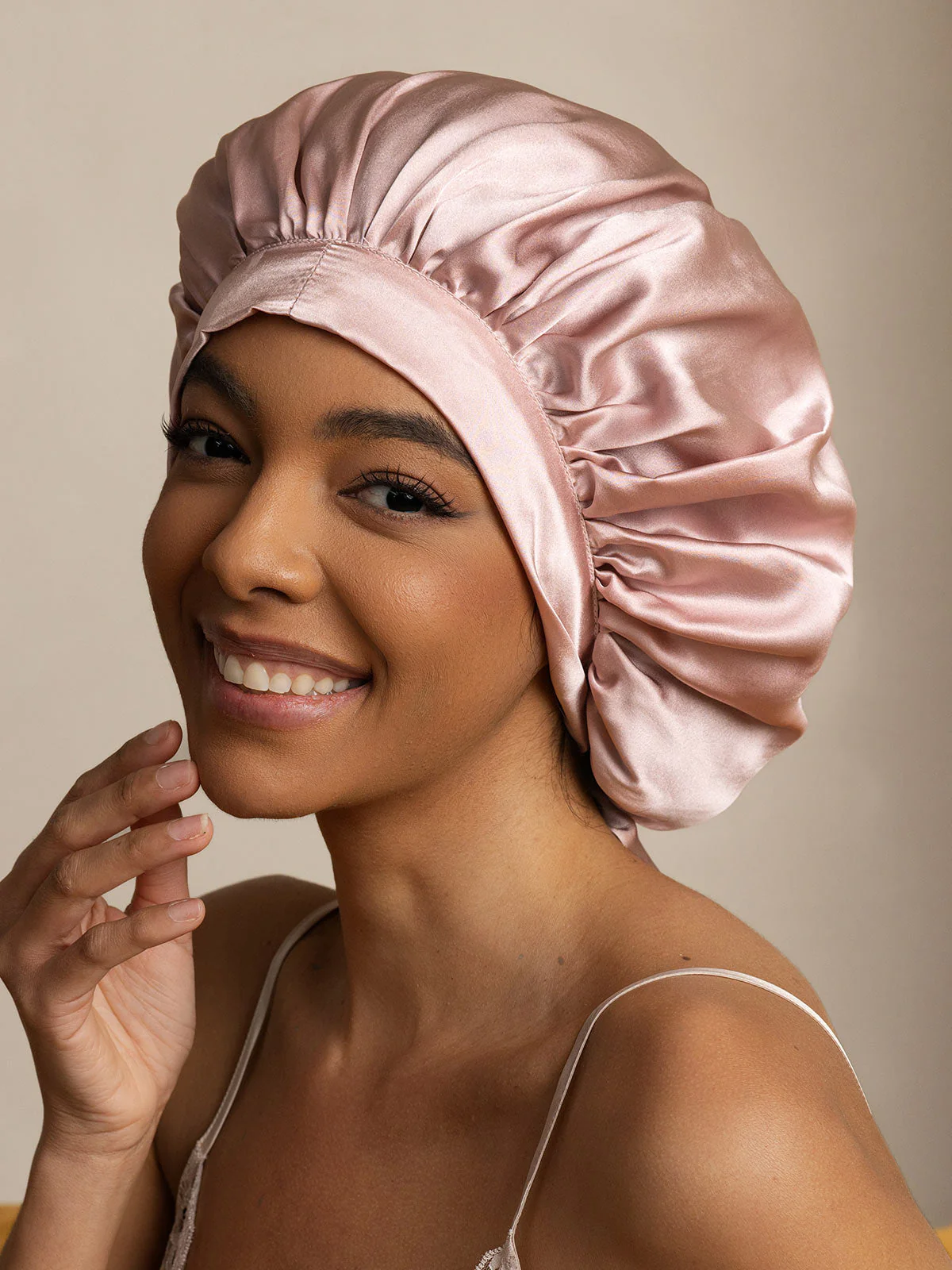 Pure silk Elegant Bonnet with Long Ribbons - Image 10
