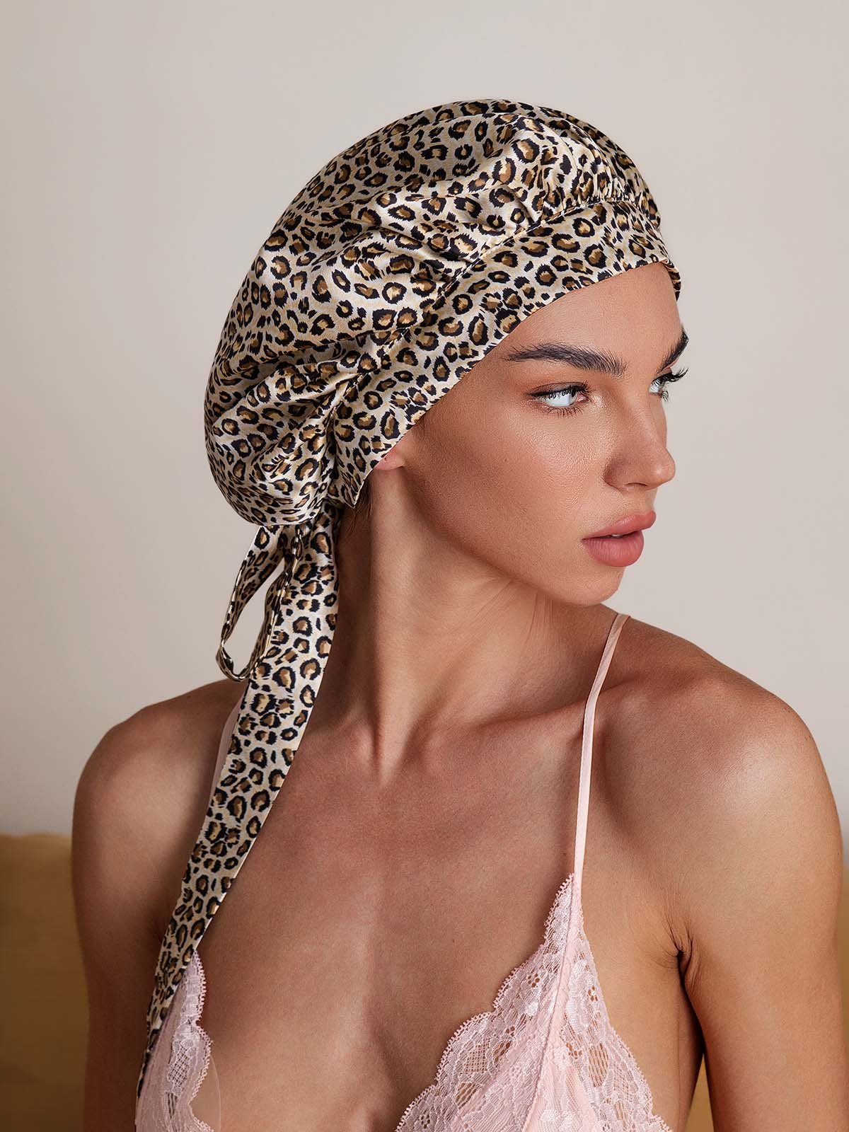 Pure silk Elegant Bonnet with Long Ribbons - Image 31