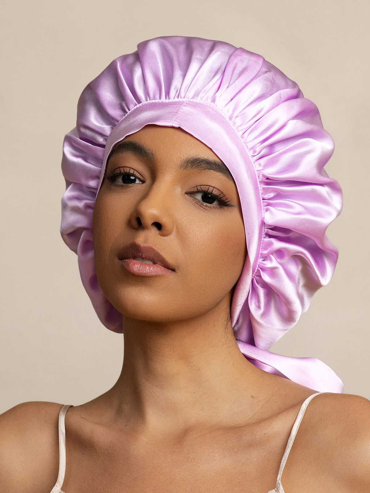 Pure silk Elegant Bonnet with Long Ribbons - Image 37