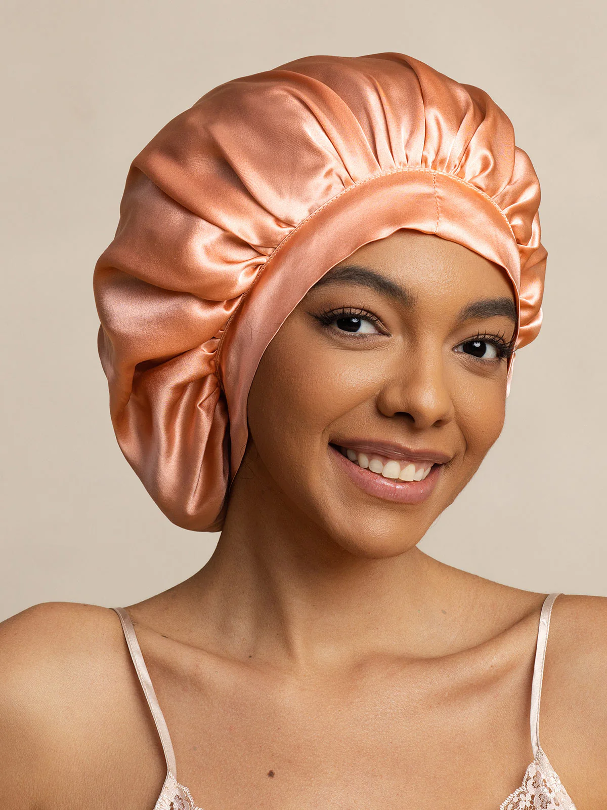 Pure silk Elegant Bonnet with Long Ribbons - Image 45