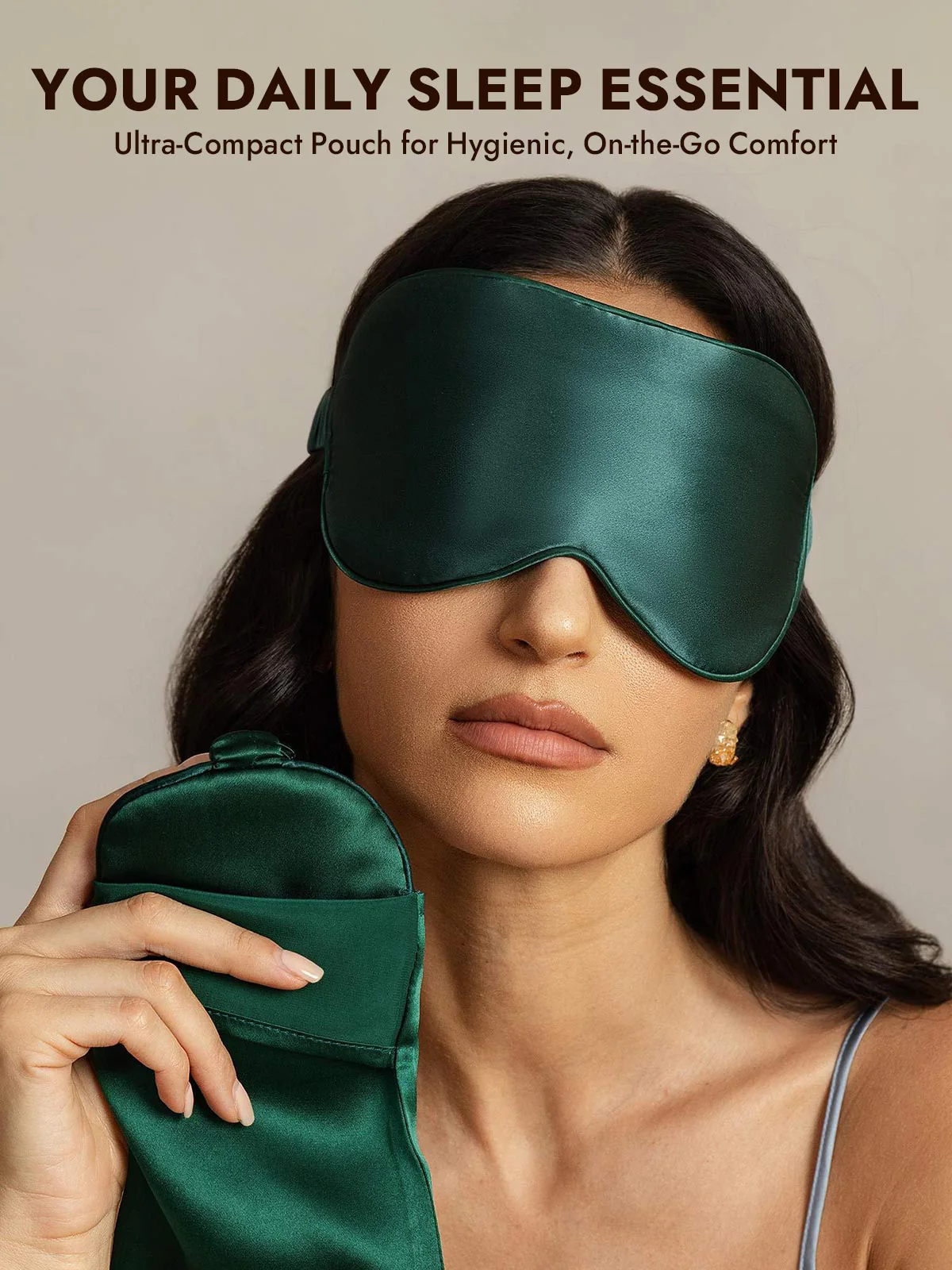 Pure Silk Eye Mask And Envelope Pouch Set 2Pcs - Image 27