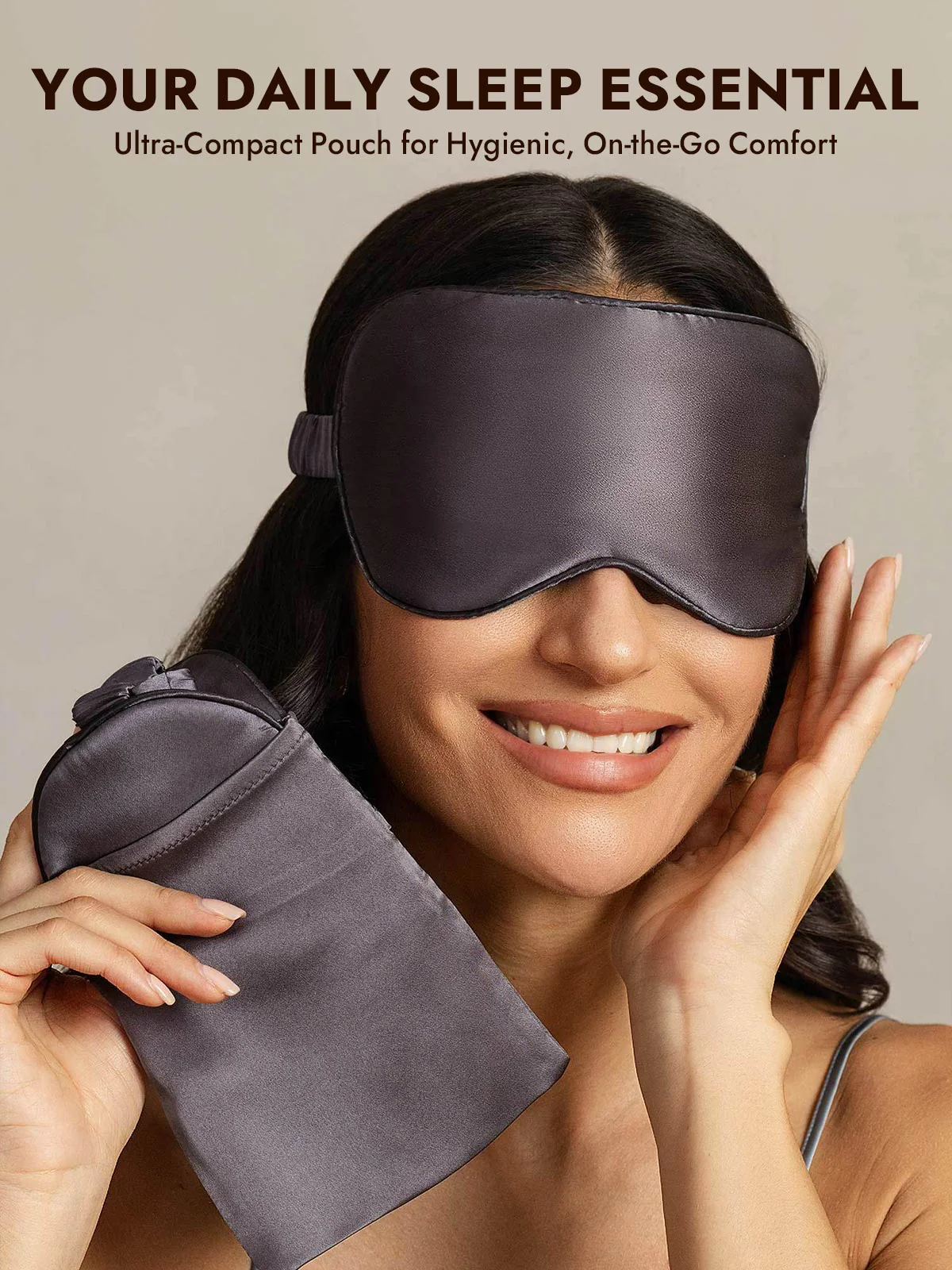 Pure Silk Eye Mask And Envelope Pouch Set 2Pcs - Image 62