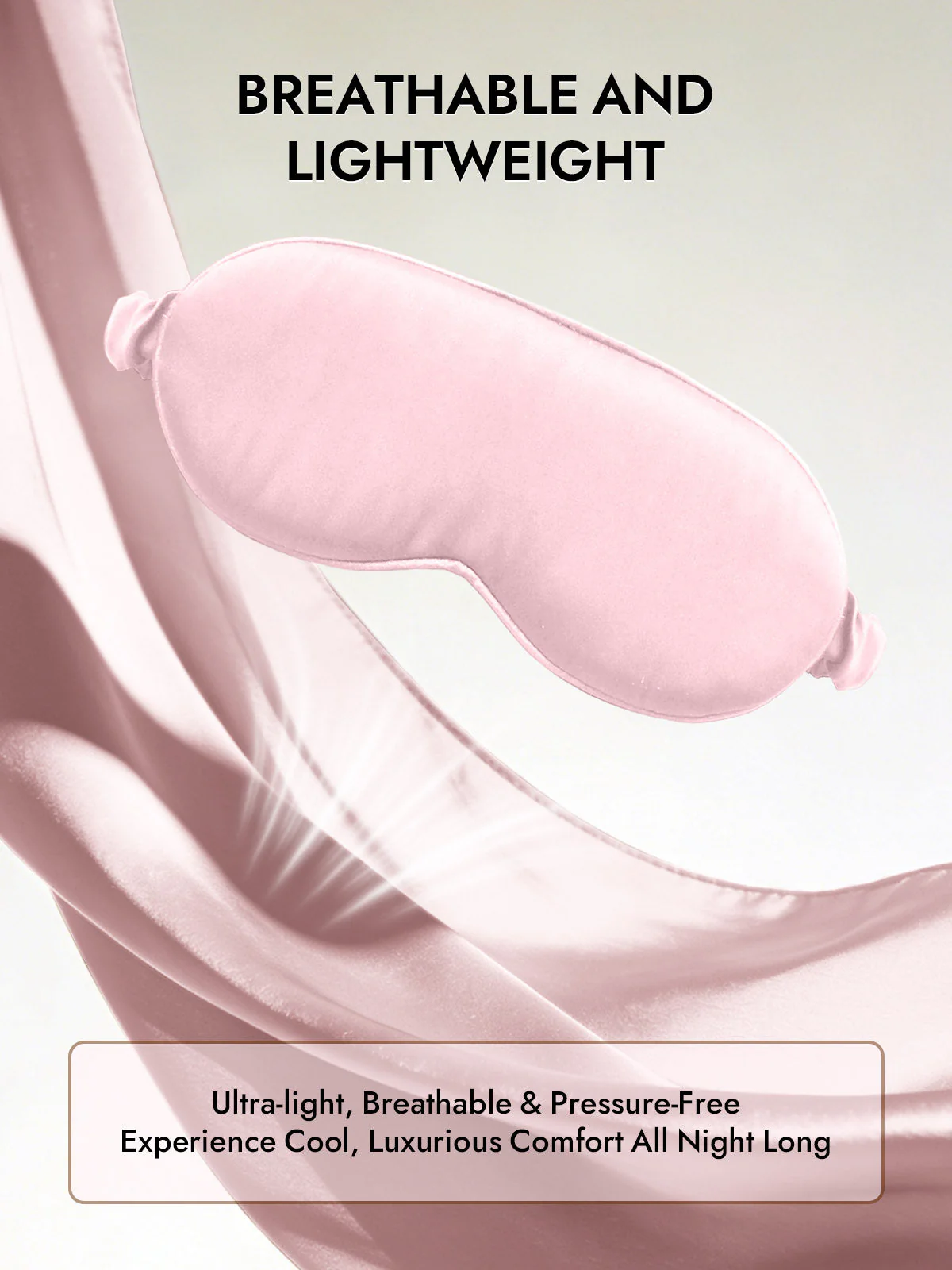 Pure Silk Eye Mask With Elastic Band - Image 19