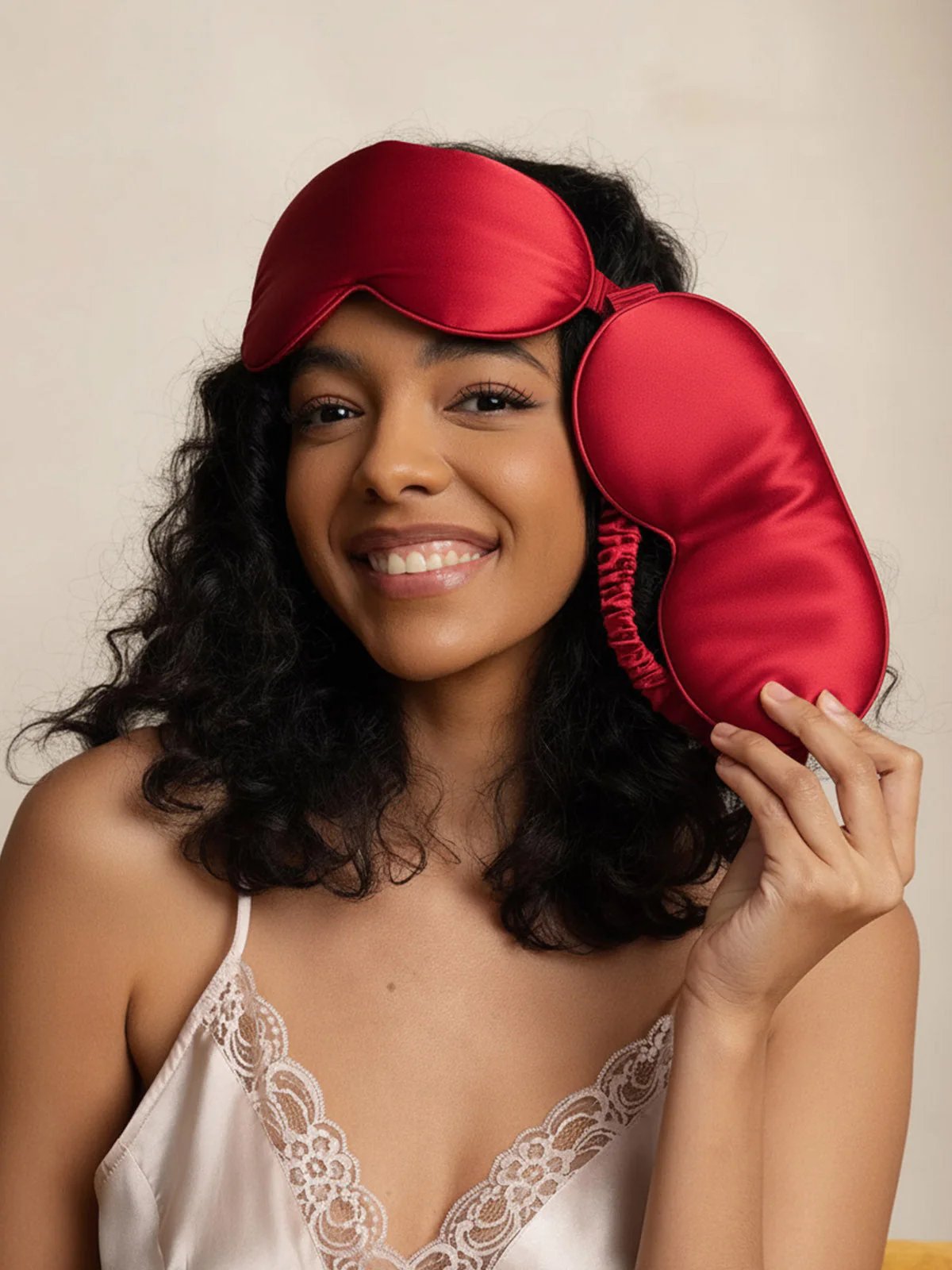 Pure Silk Eye Mask With Elastic Band - Image 60