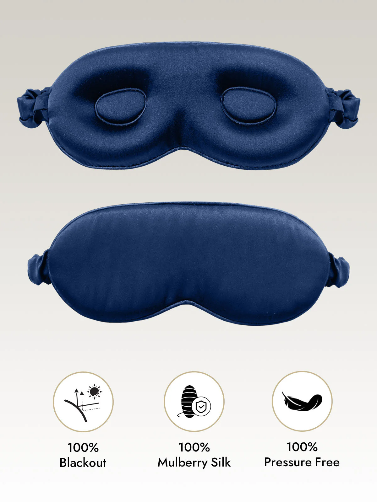 Pure Silk Eye Mask With Elastic Band - Image 62
