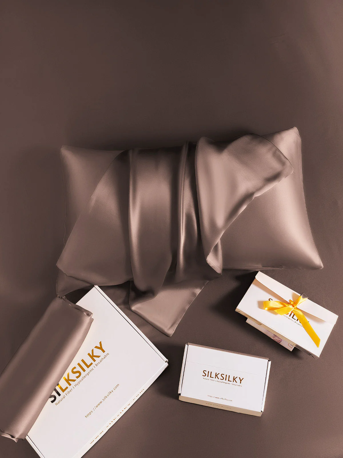 100% Mulberry Silk Pillowcase with Envelope Closure - Image 106
