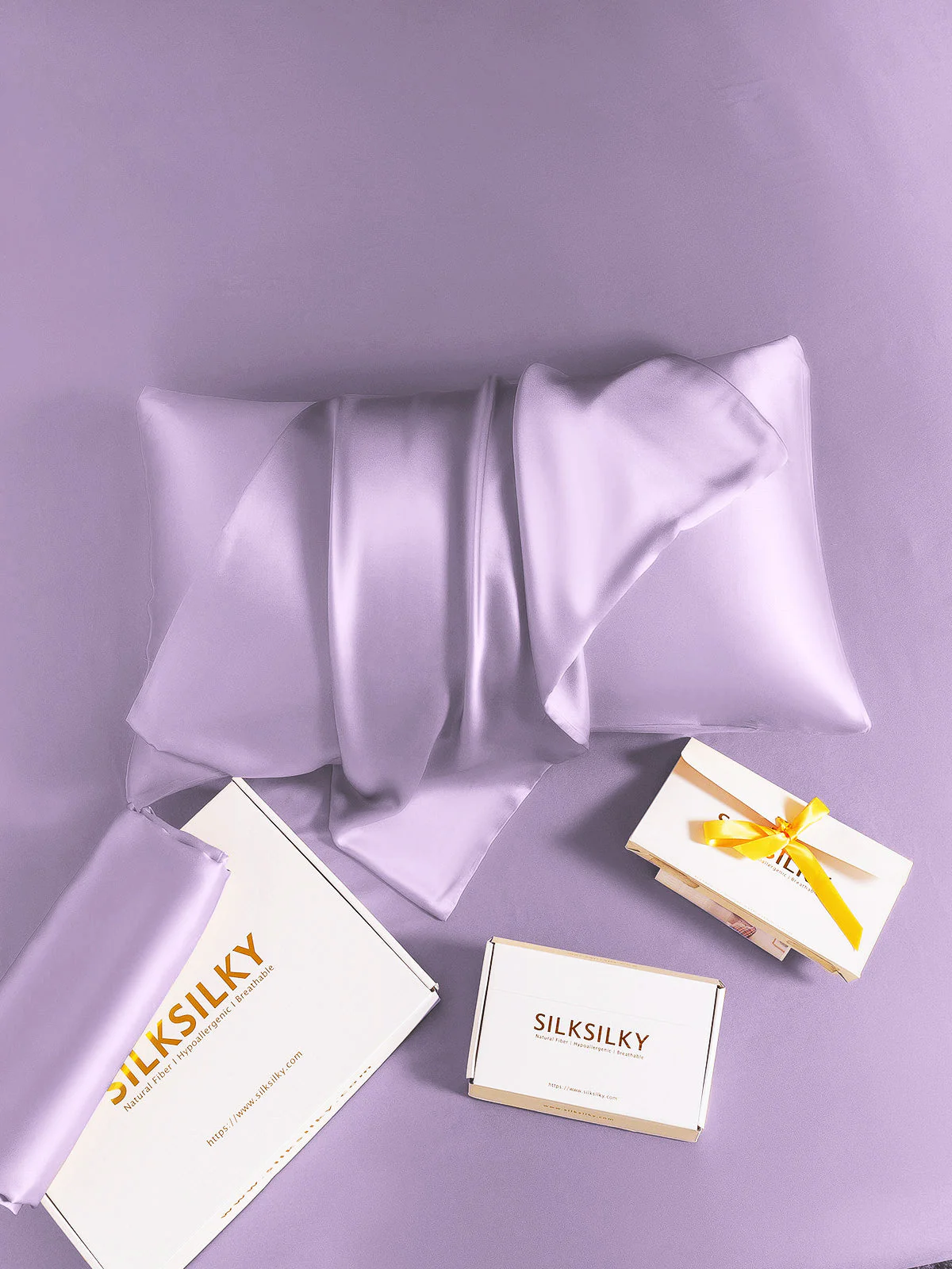 100% Mulberry Silk Pillowcase with Envelope Closure - Image 112