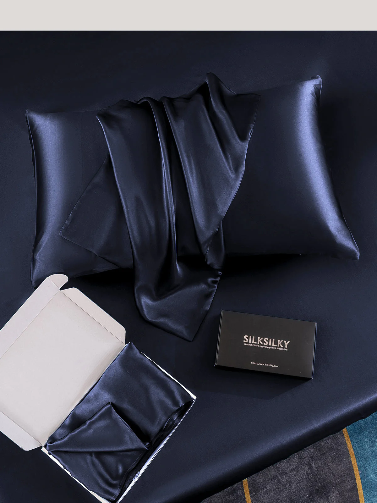 100% Mulberry Silk Pillowcase with Envelope Closure - Image 22