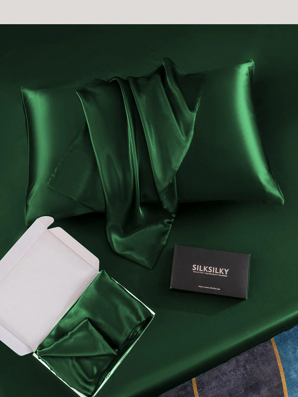 100% Mulberry Silk Pillowcase with Envelope Closure - Image 28