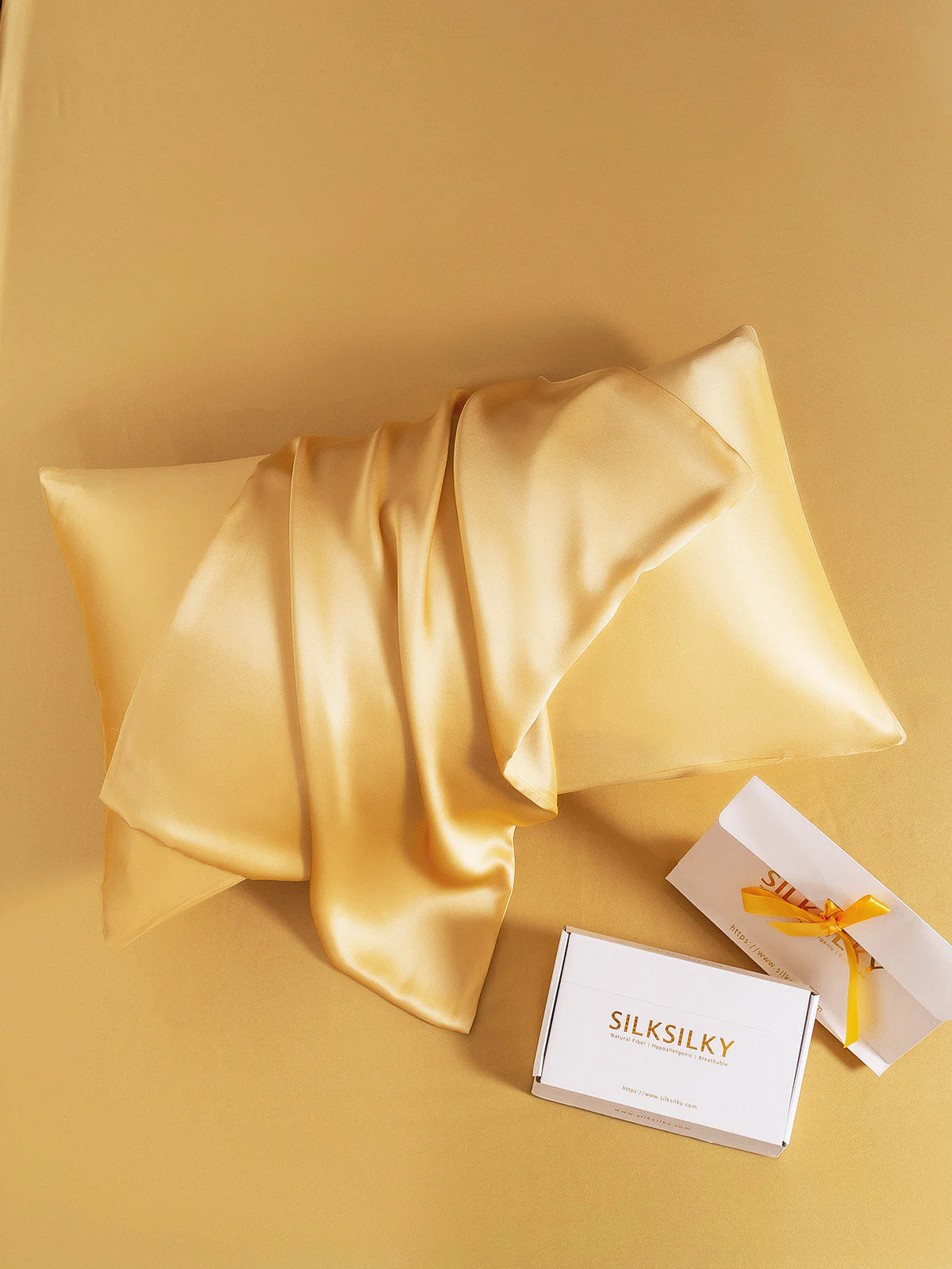 100% Mulberry Silk Pillowcase with Envelope Closure - Image 47