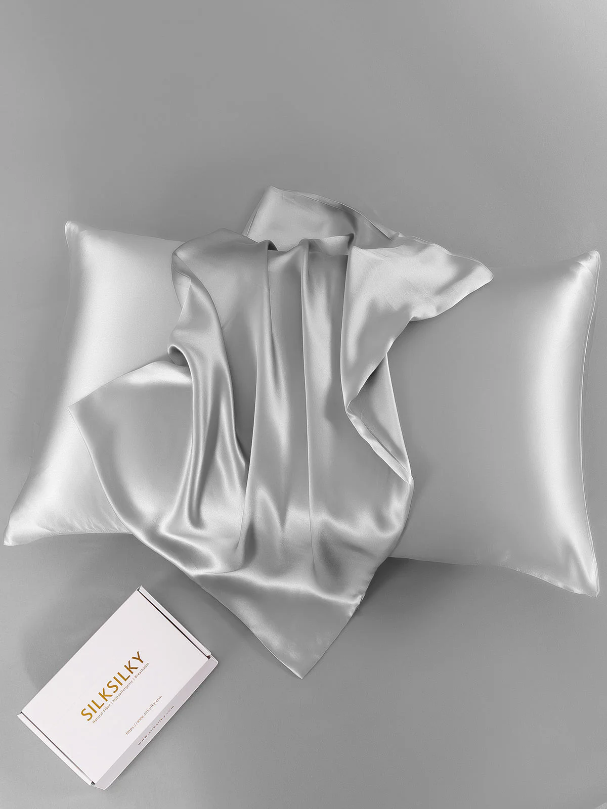 100% Mulberry Silk Pillowcase with Envelope Closure - Image 53