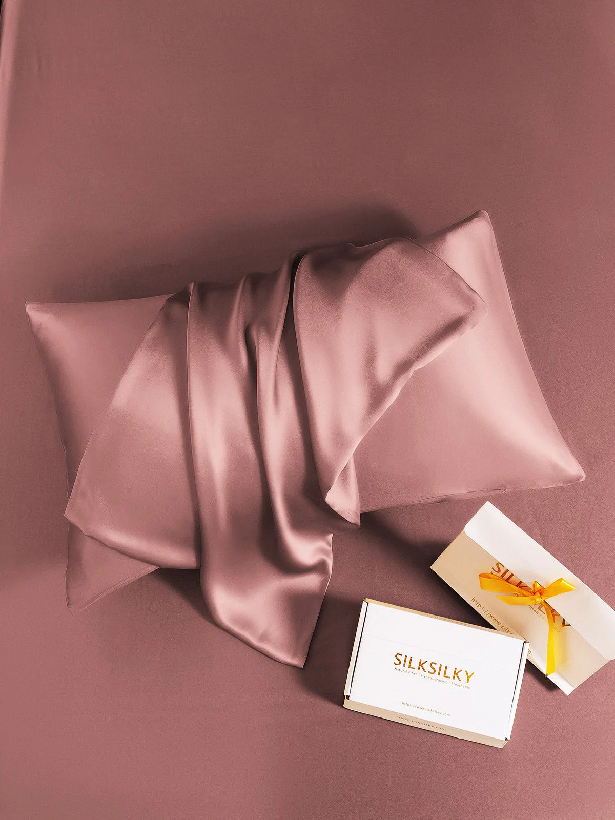 100% Mulberry Silk Pillowcase with Envelope Closure - Image 58