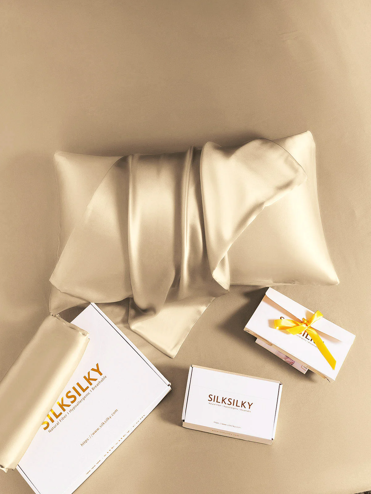 100% Mulberry Silk Pillowcase with Envelope Closure - Image 71