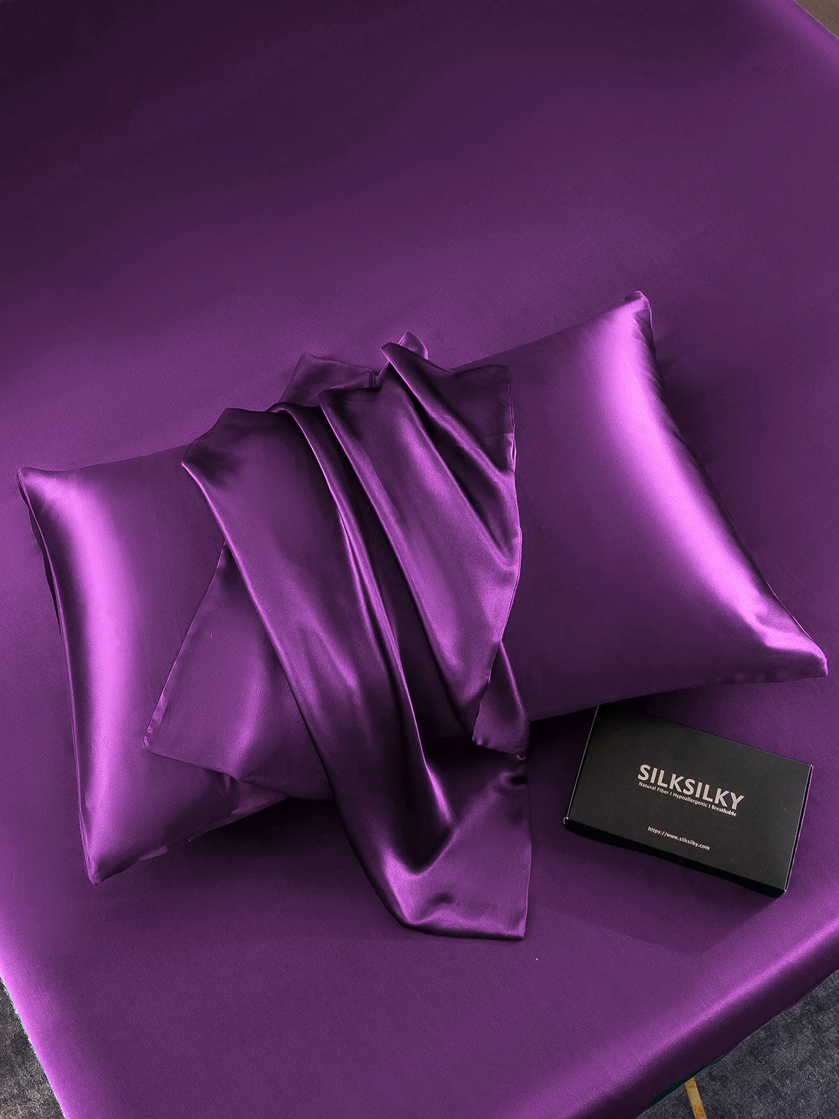 100% Mulberry Silk Pillowcase with Envelope Closure - Image 82