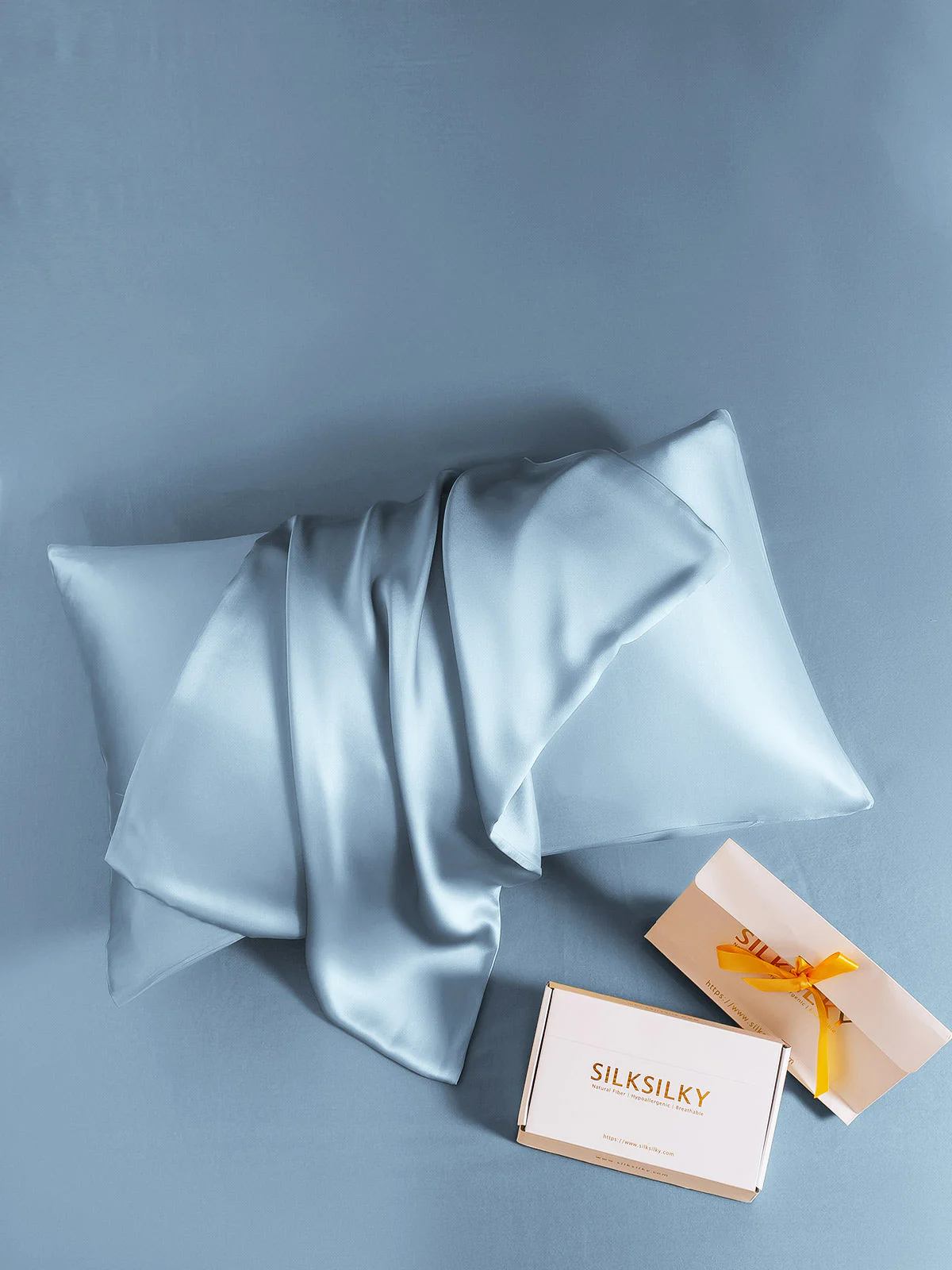 100% Mulberry Silk Pillowcase with Envelope Closure - Image 99